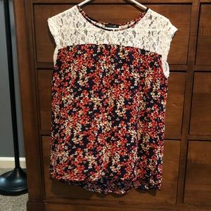 Papermoon Floral Sleeveless Blouse